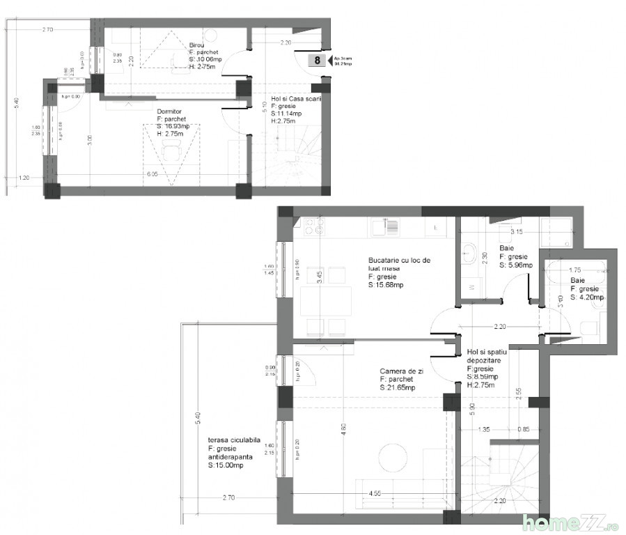 Apartament 3 camere, Avantgarden, comision 0%