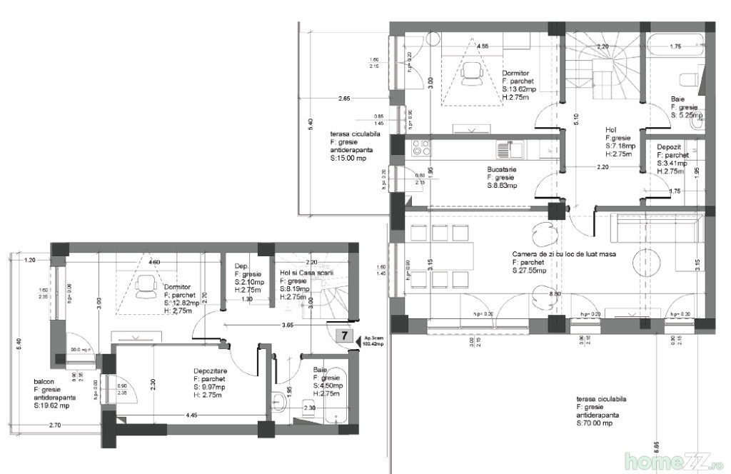 Apartament 3 camere, Avantgarden, comision 0%