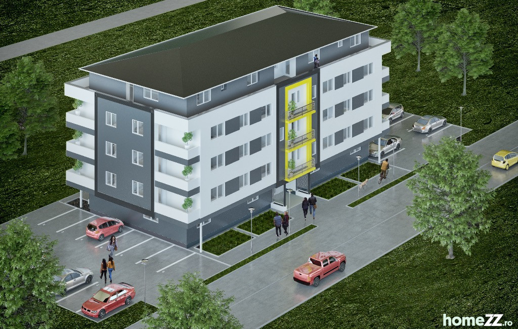 Apartament 2 camere, decomandat, cu gradina, bloc nou
