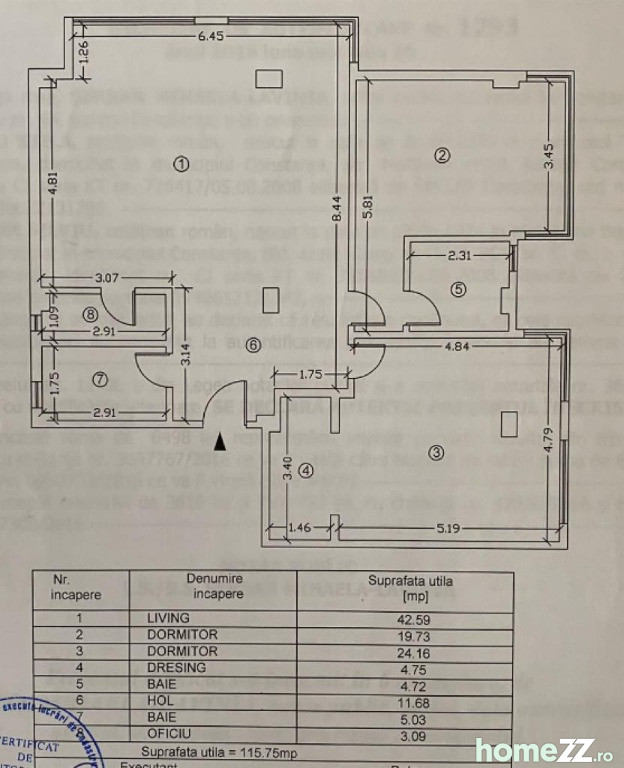 Apartament 2 camere, Primo