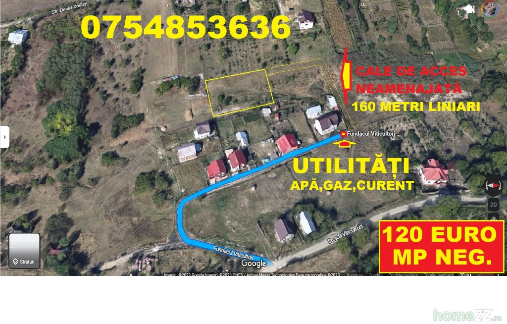 Teren, 1200 m²