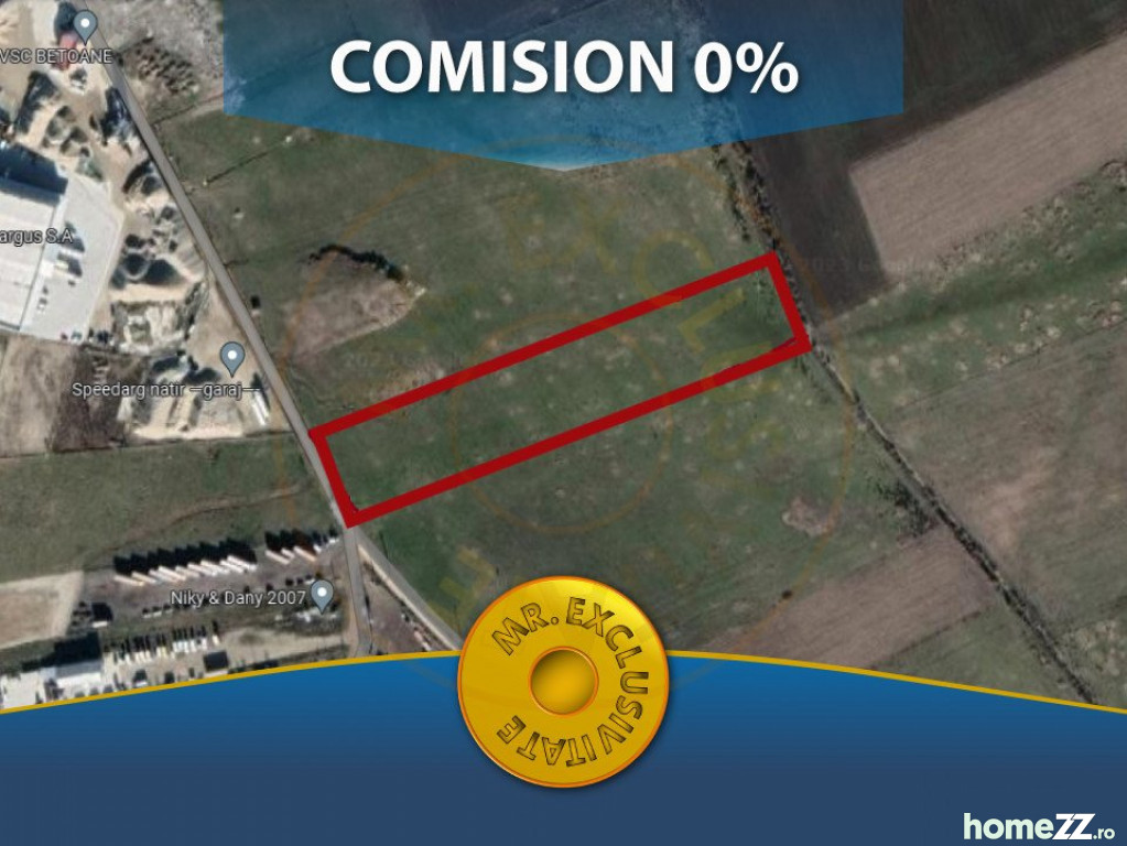 Teren, 8499 m², comision 0%