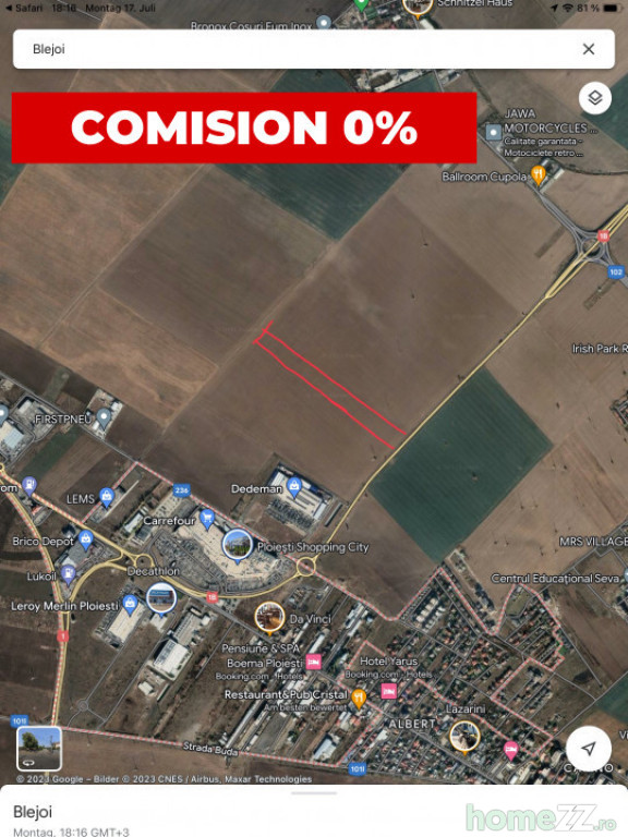 Teren, 12500 m², comision 0%