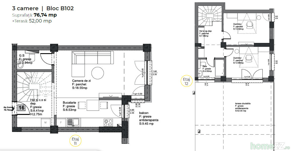 Apartament 3 camere, Avantgarden, comision 0%