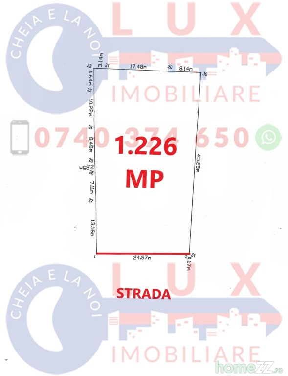 Teren, 1226 m²