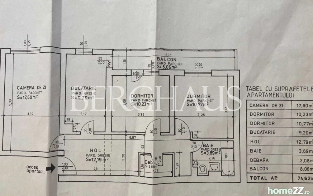 Apartament 3 camere, Craiter