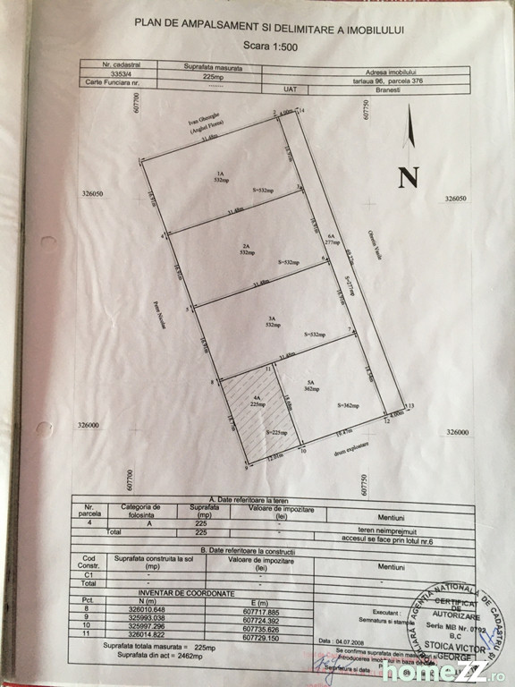 Teren, 225 m²