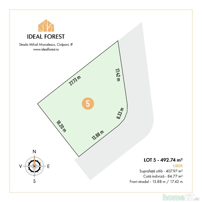 Teren, 492 m²