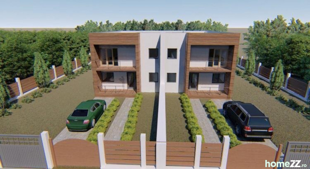 Duplex, design deosebit in Ghiroda, ziduri duble, la cheie.