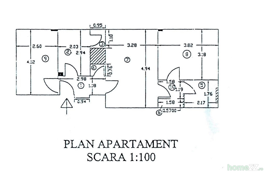 Apartament 3 camere Chibrit