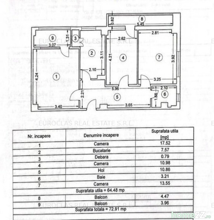 Apartament 3 camere, Casa de Cultura