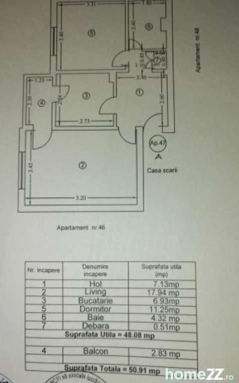 Apartament 2 camere, Inel I