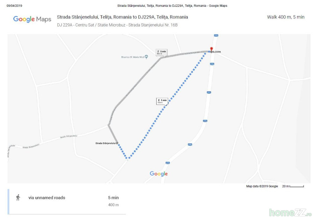 Teren intravilan zona ultracentrala sat Telita 1655mp