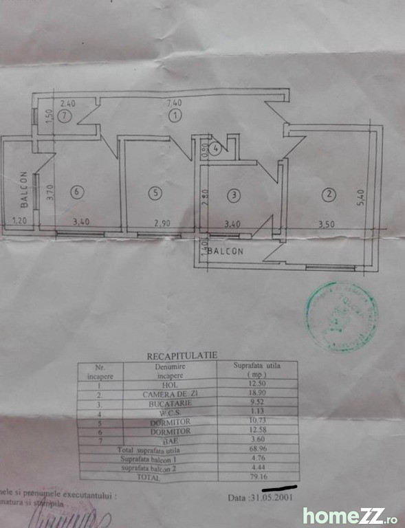 Apartament 3 camere