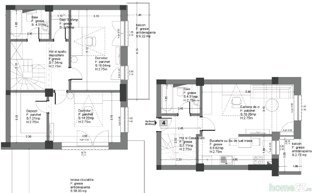 Apartament 3 camere, Avantgarden, comision 0%