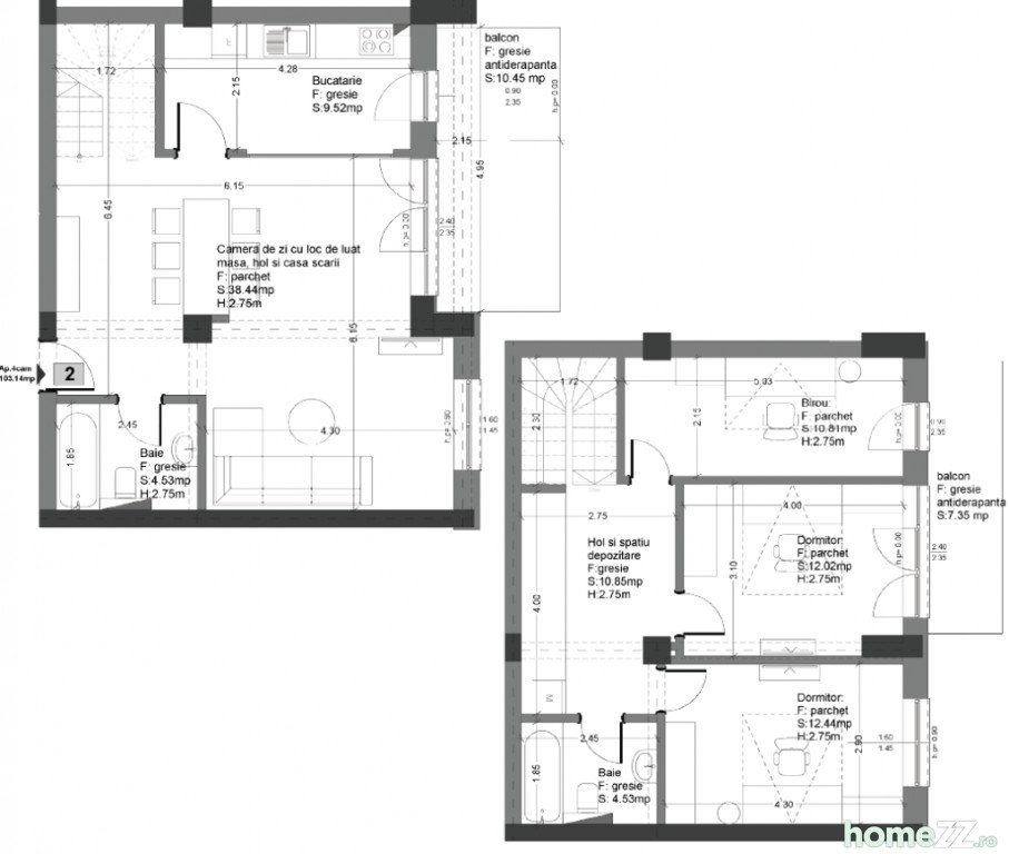 Apartament 4 camere, Avantgarden, comision 0%