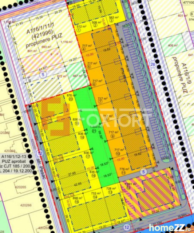 Teren, 836 m², comision 0%