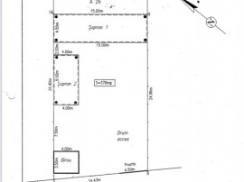 Teren 3516 mp cu construcții, zona Cotofenii din Dos