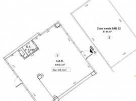 Spațiu comercial, 65 mp, zona Centrala