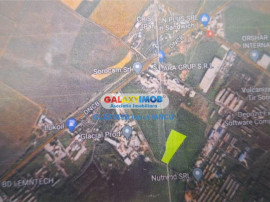 Teren 33500 m.p.PUZ Aprobat Industrial - Servicii - Hale