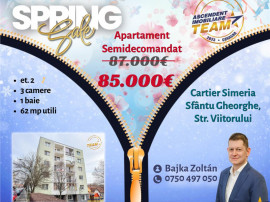 3D FILM! Apartament 3 camere,etaj 2, areal apreciabil, Simer