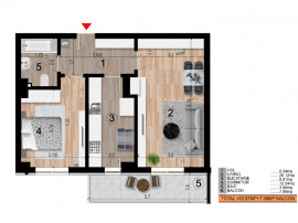 Apartament 2 camere, decomandat, metrou Berceni