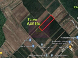 Săbăreni, teren 5,85 ha, intravilan rezidențial, &icirc;ntr...