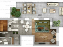 Penthouse 3 camere si 2 bai- Avantgarden faza V