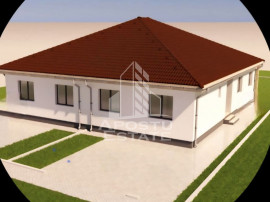 Jumatate de duplex pe parter cu 3 camere si 2 bai, Sag