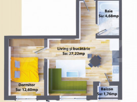 Apartamente de 2 camere, 44,50 mp, modern, zona Ipotesti