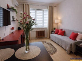 3D! Garsoniera cu baie si bucatarie, mobilata, loc parcare,