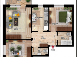 Apartament 3 camere,decomandat,spațios,pret imbatabil!