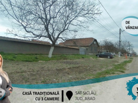 Casă tradițională cu 3 camere, în satul Șiclău(ID: 25456)