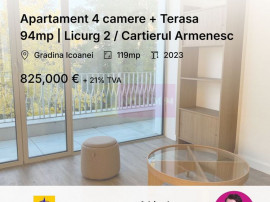 Apartament 4 camere + Terasa 94mp | Licurg 2 / Cartierul ...