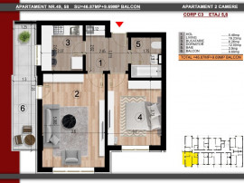 Apartament 2 camere, decomandat, metrou Berceni
