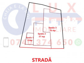 ID 6146 &ndash; DE V&Acirc;NZARE 3 spații comerciale și teren