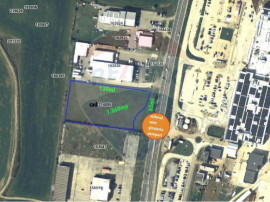 Teren 7,868mp, Aeroportul Oradea / DN E71/viitorul sens g...