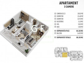 Apartament 3 camere - bloc nou 2025, zona Centura
