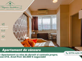 Apartament cu o camera si nisa de dormit, zona Uta, Arad