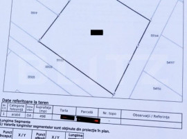 Teren intravilan de 498 mp in Burdujeni