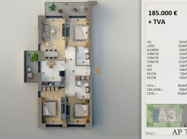 Apartament 4 camere lux 115 mp incalzire pardoseala si pi...
