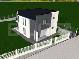 Ansamblu privat case individuale: 120 mp utili, 600 mp teren