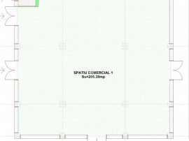 Spațiu comercial de &icirc;nchiriat &ndash; Calea Moldovei, 205 mp