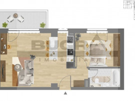 Apartament 2 camere, 54mp, balcon, garaj, zona C. Coposu