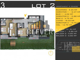 Apartament 4 camere cu Gradina 113mp Comision 0, Pallady