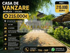 Casa de vanzare | Mobilata Utilata | 4 camere - 215.000&euro;