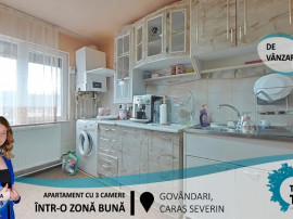 Apartament cu 3 camere într-o zonă bună,în Govândari(ID:29809)