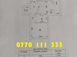 Apartament 2 camere 54mp, confort 1 decomandat, Zona Garii V