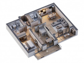 Apartament 3 camere, Ferdinand