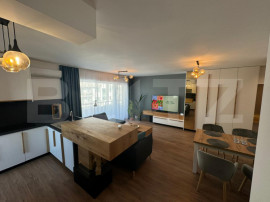 Apartament 2 camere, mobilat-utilat, 3 balcoane, 75.64 mp,